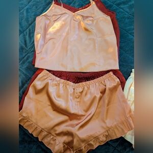 Silky Peach Sleepwear Set